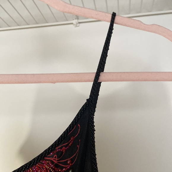 NWOT Designer Salabianca Beaded Form Fitting Dress - Picture 3 of 4